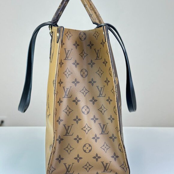 Louis Vuitton Monogram Canvas On The Go GM Shoulder Bag Tote - Picture 4 of 8